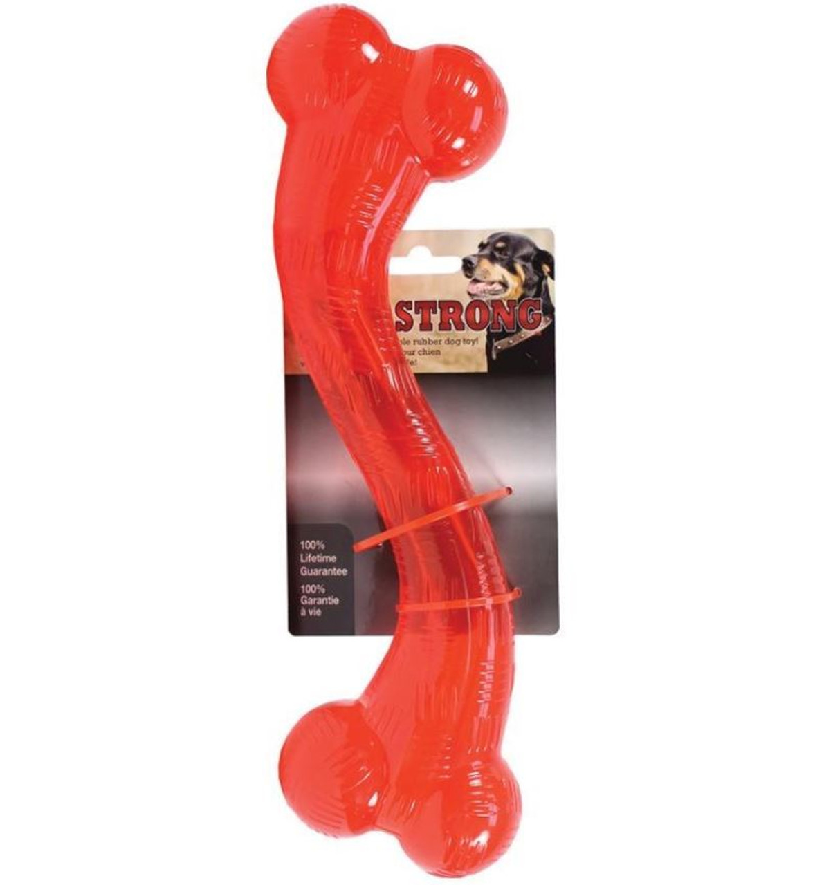 Ethical Pet Spot 12 Play Strong Rubber S-Shaped Dog Toy