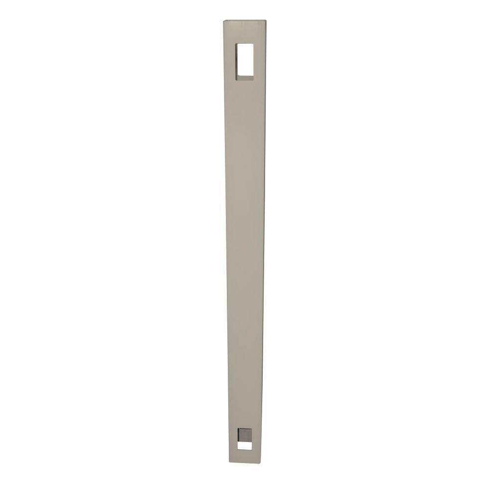 Weatherables 5 in. x 5 in. x 9 ft. Khaki Vinyl Fence Line Post LKPT-LINE-5X108