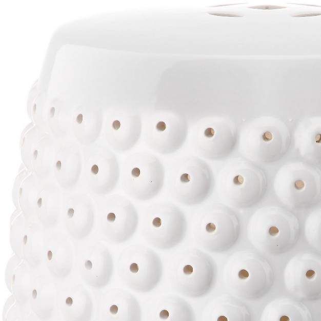 Stella Nail Head Ceramic Garden Stool Safavieh