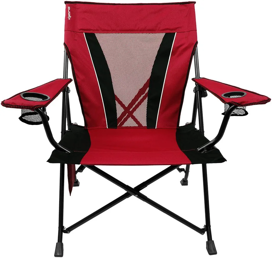 Kijaro XXL Dual Lock Portable Camping Chair - Supports Up To 400lbs - Enjoy the Outdoors in a Versatile Folding Chair， Sports Chair， Outdoor Chair and Lawn Chair (Red Rock Canyon)