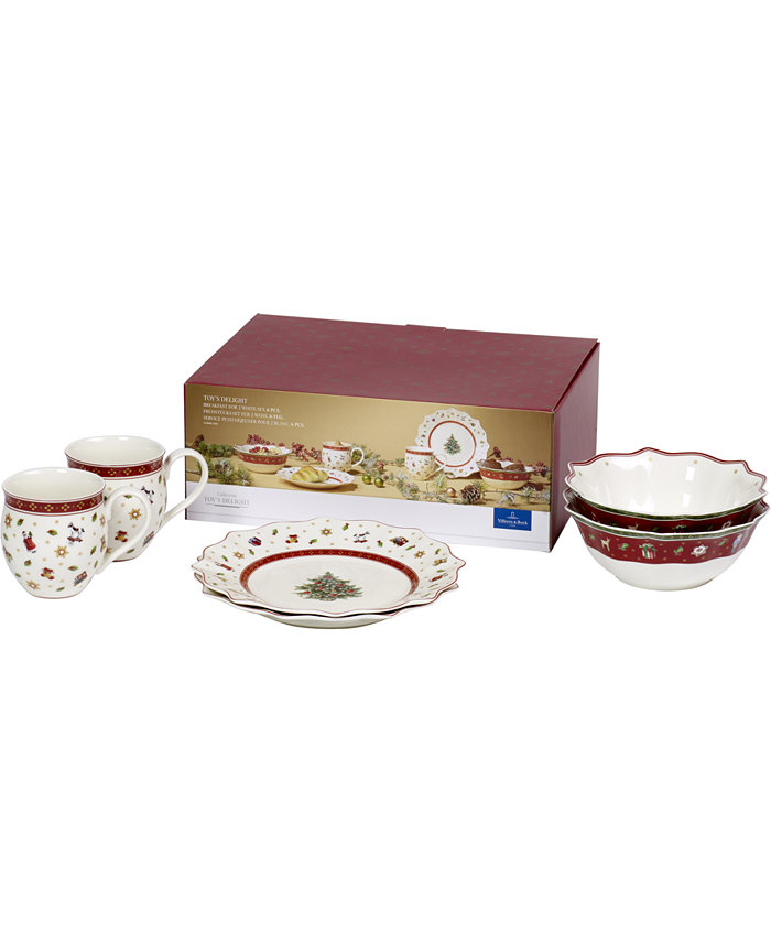 Villeroy and Boch Toys Delight 6 Piece White Breakfast Set