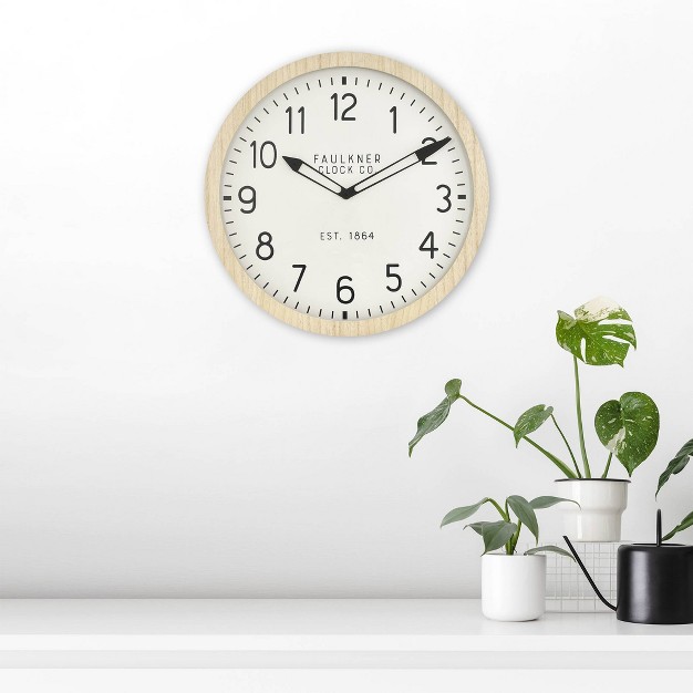 Wall Clock Wood