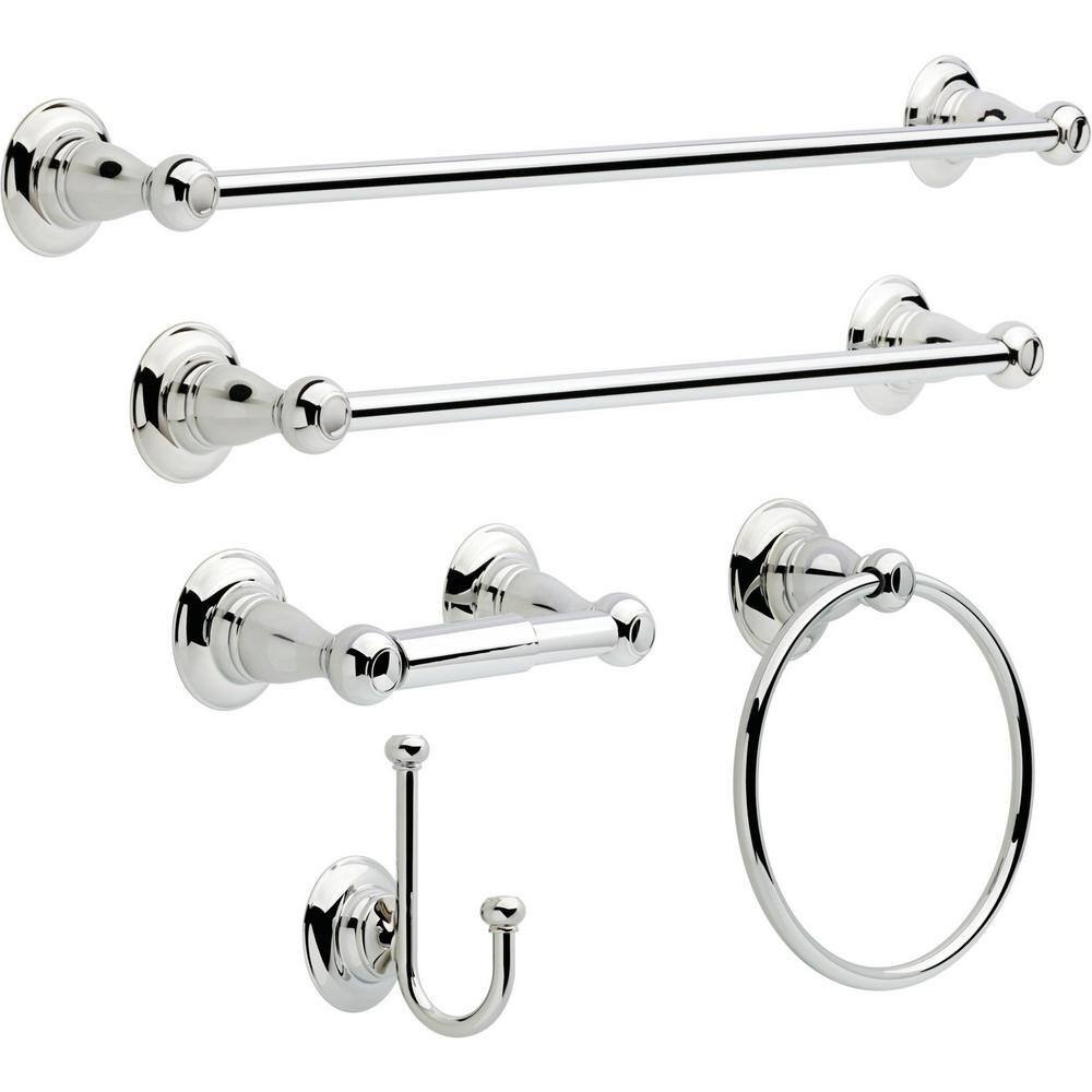 Delta Porter 24 in. Towel Bar in Polished Chrome 78424-PC