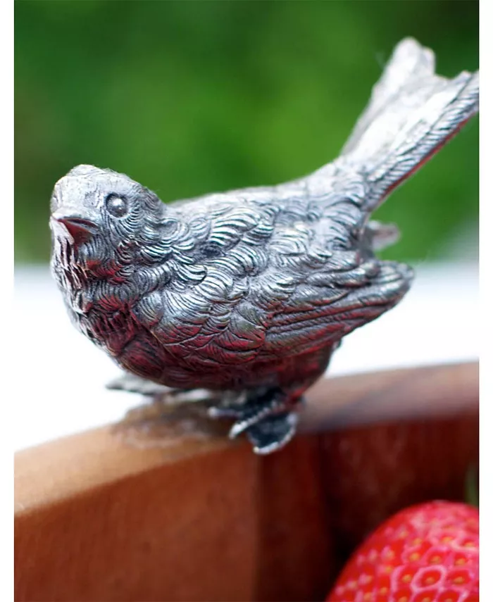 Vagabond House Pewter Song Birds Nesting Dip Bowl