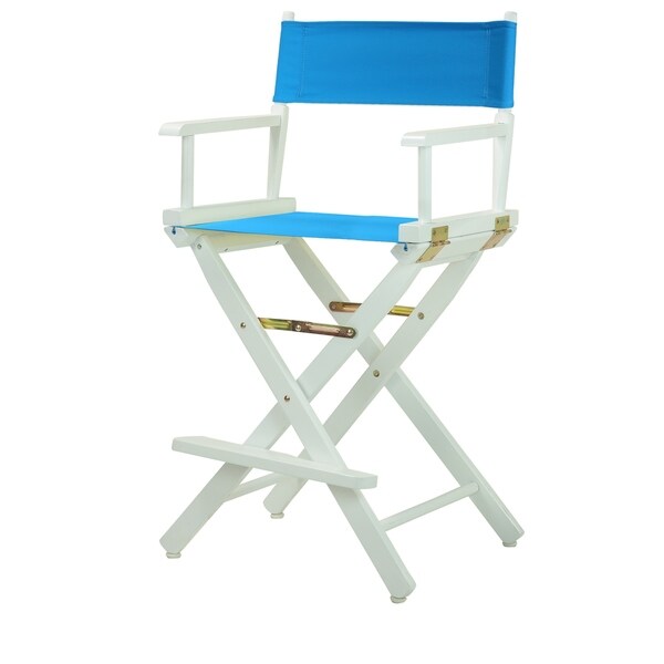 White Frame 24-inch Director's Chair