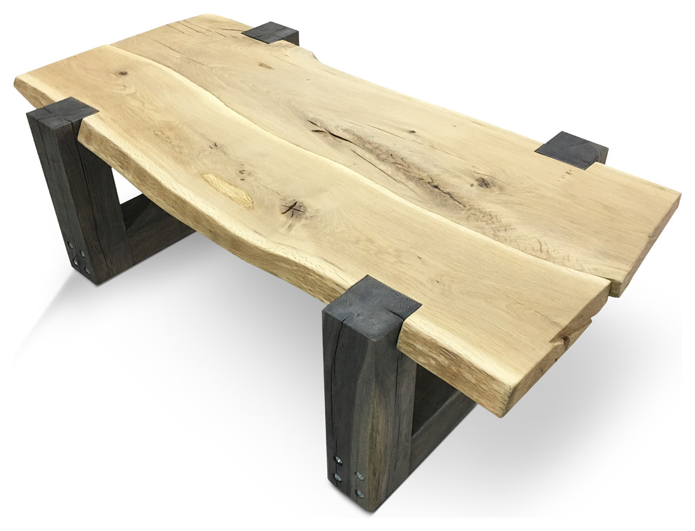 YURG I Solid Wood Coffee Table   Rustic   Coffee Tables   by MAXIMAHOUSE  Houzz