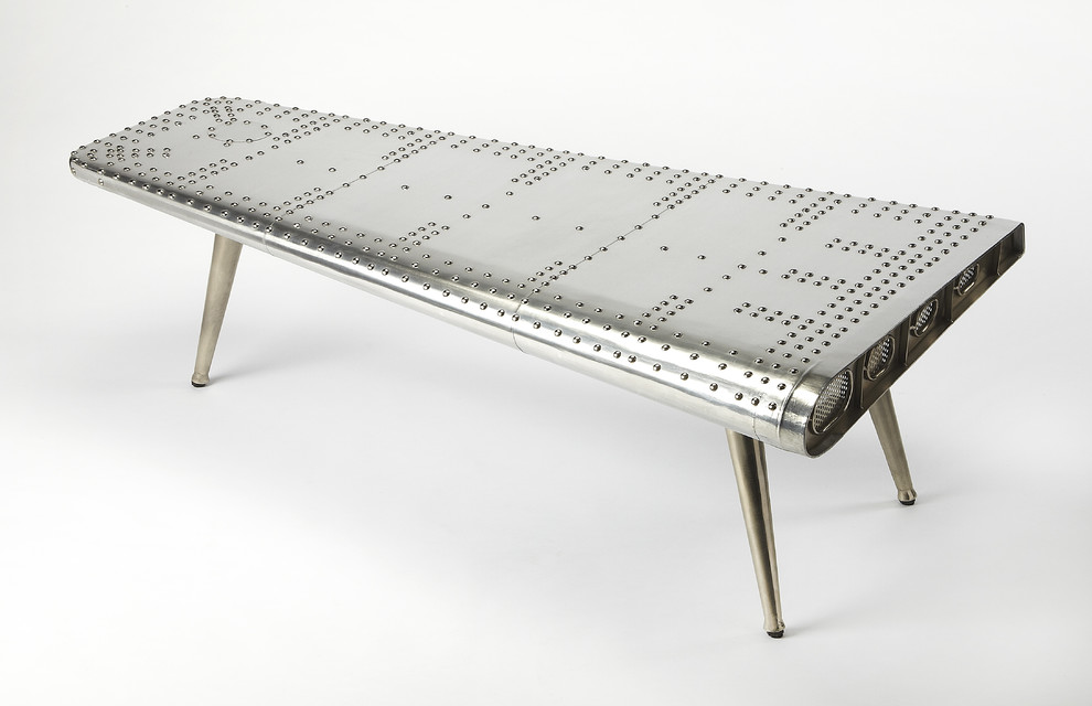 Butler Midway Aviator Cocktail Table   Industrial   Coffee Tables   by Butler Specialty Company  Houzz