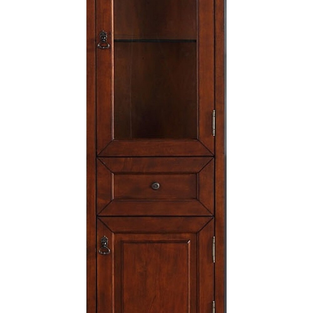 James Martin Vanities Brookfield Linen Cabinet  Warm Cherry   20.5\