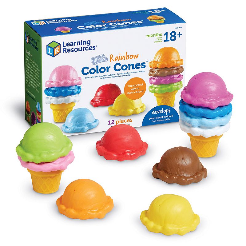 Learning Resources Smart Snacks Rainbow Color Cones