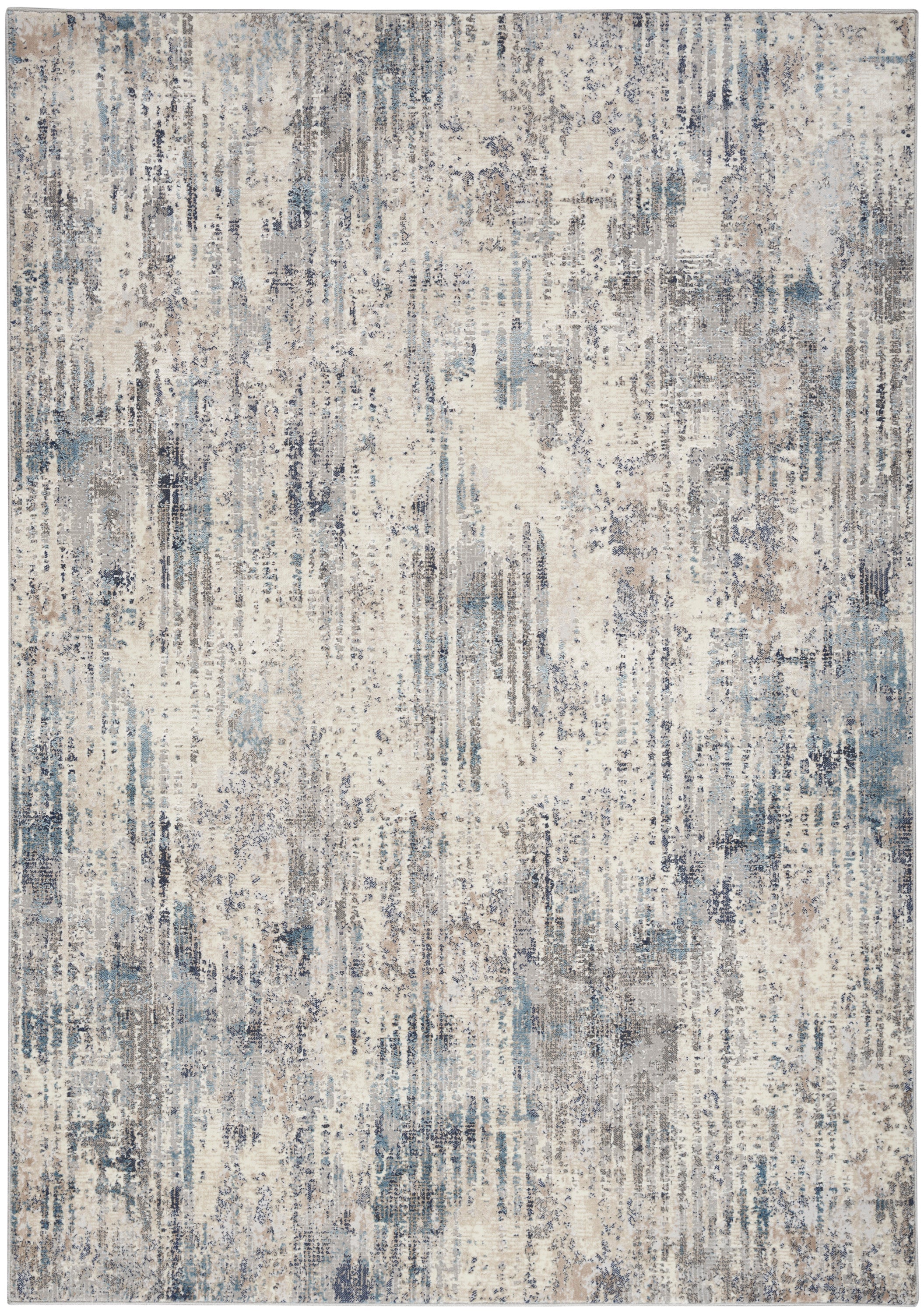 Infinity Ivory/Grey/Blue Rug