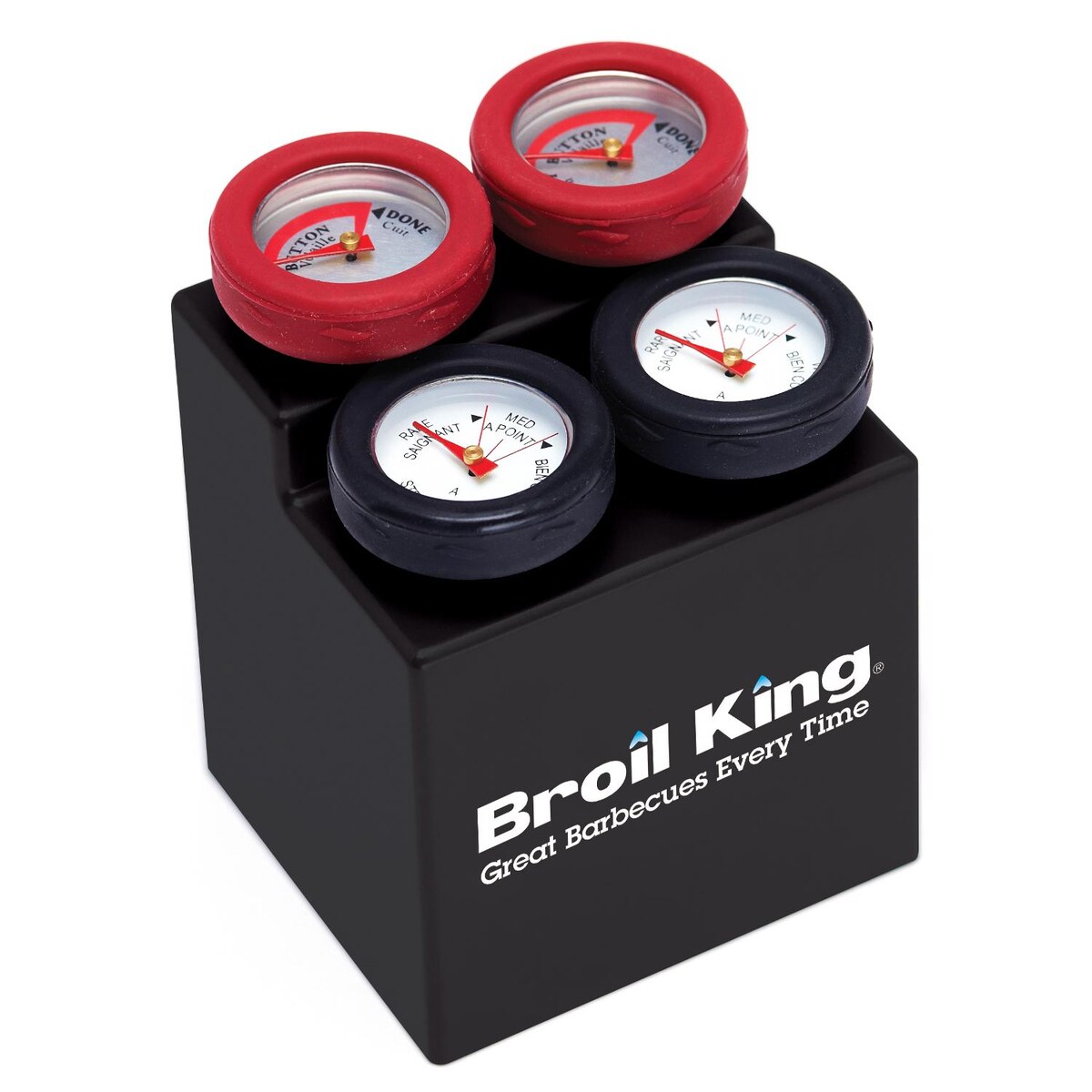 Broil King 2-Inch Mini BBQ Thermometers With Silicone Bezel