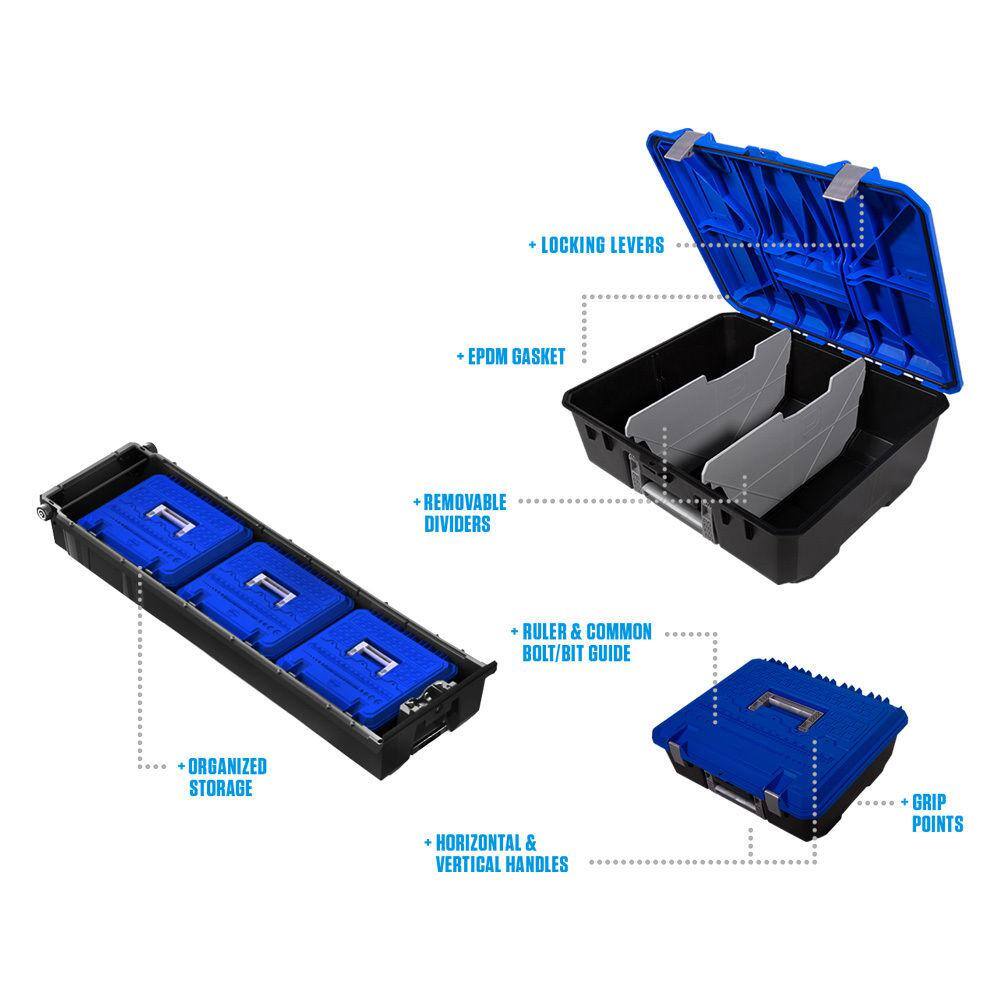 DECKED 20.7 in. W x 17.7 in. D x 8.0 in. H D-Box Drawer Tool Box AD5