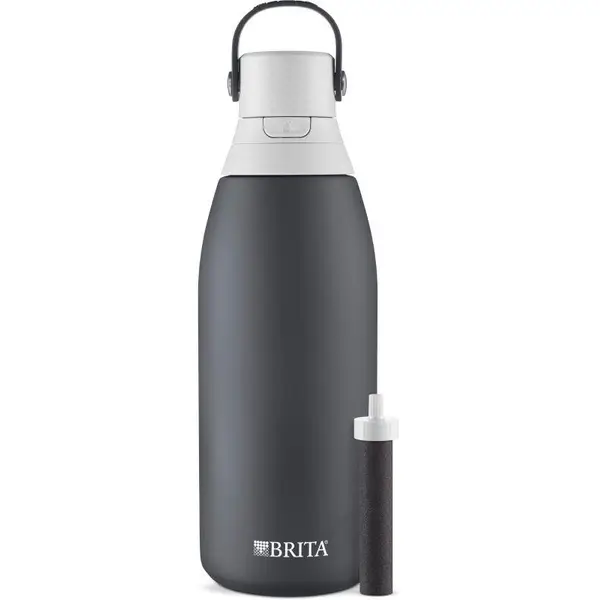 Brita 32 oz Stainless Steel Premium Water Bottle with Filter