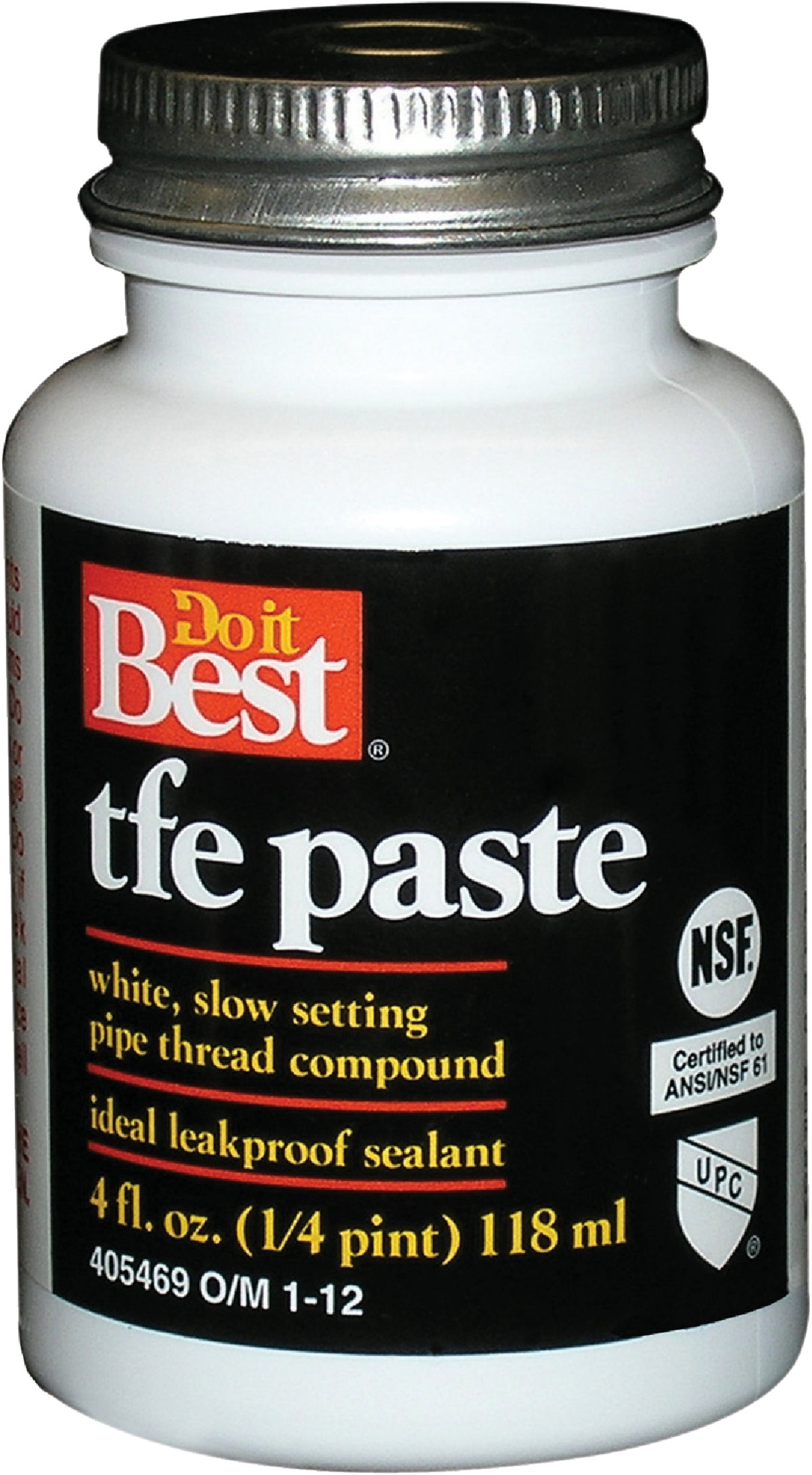 Do it TFE Paste 4 Oz White