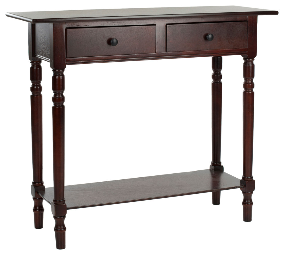 Safavieh Rosemary 2 Drawer Console   Traditional   Console Tables   by Safavieh  Houzz