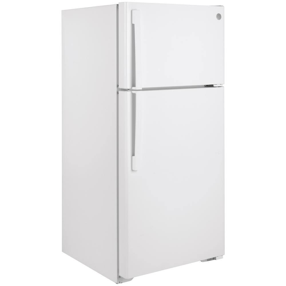 GE 15.6 cu. ft. Top Freezer Refrigerator in White GTS16DTNRWW