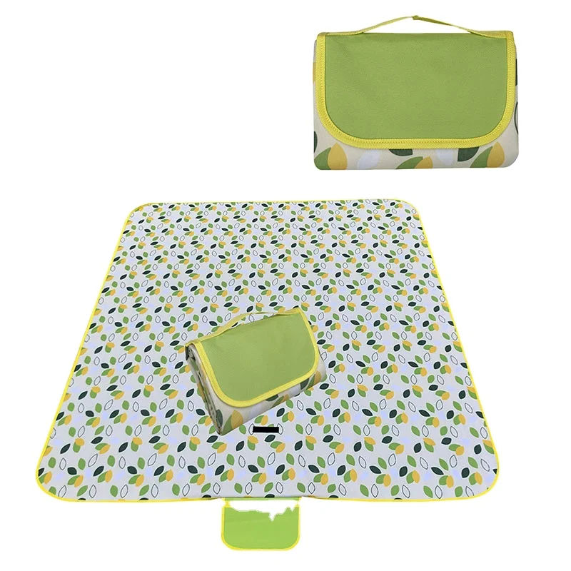 Custom Logo Size Oxford+pvc outdoor camping picnic mat thick 200 x 200