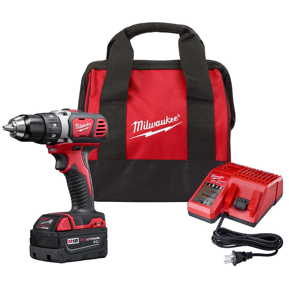 Milwaukee M18 Compact 1/2 in. Drill/Driver Kit 2606-21P from Milwaukee