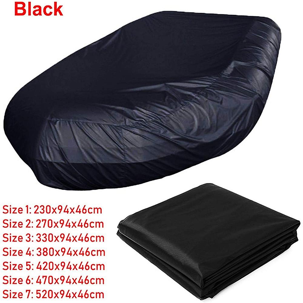 Born Pretty Marine Boat Cover Waterproof Dustproof Anti Uv Ice Snow Inflatable Boat Dinghy Fishing Rubber Boat Kayak Sun Cover Heavy Duty