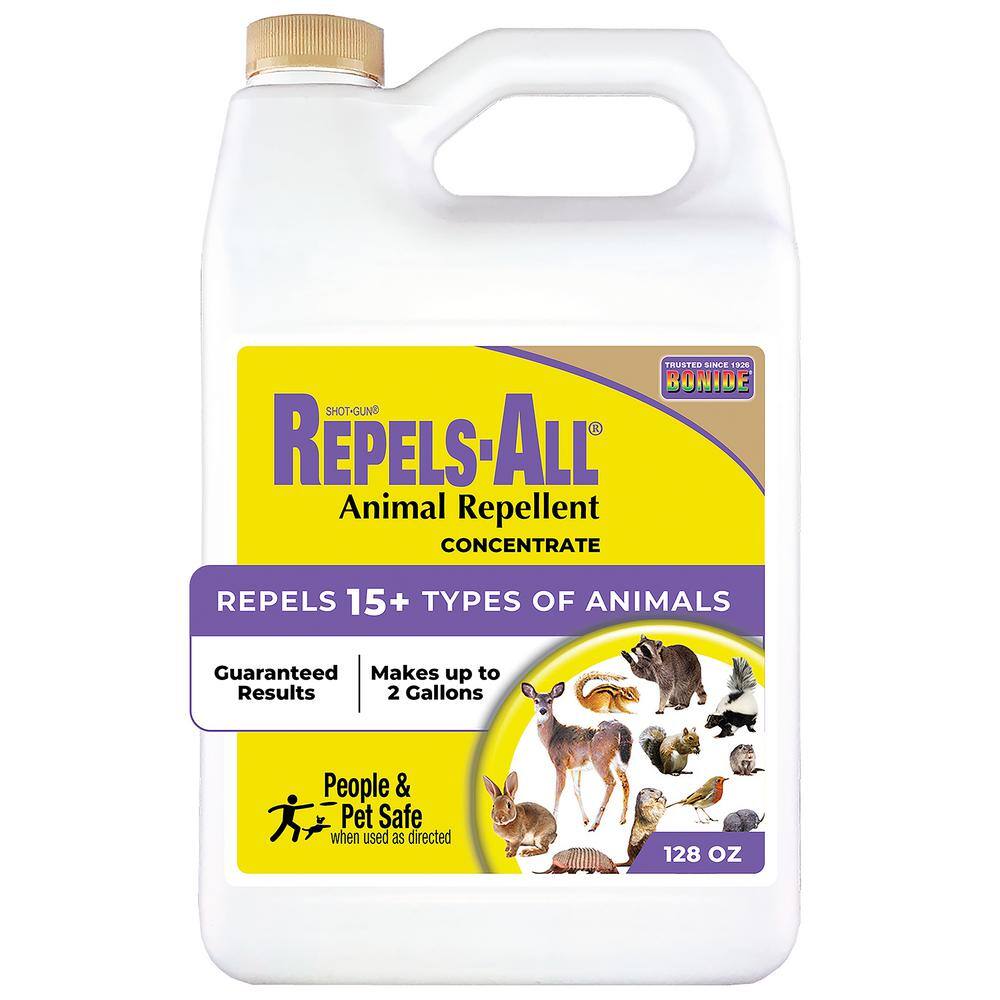 Bonide Repels-All Animal Repellent 128 oz. Concentrate for Pest Control Deter Deer from Garden People and Pet Safe 2405