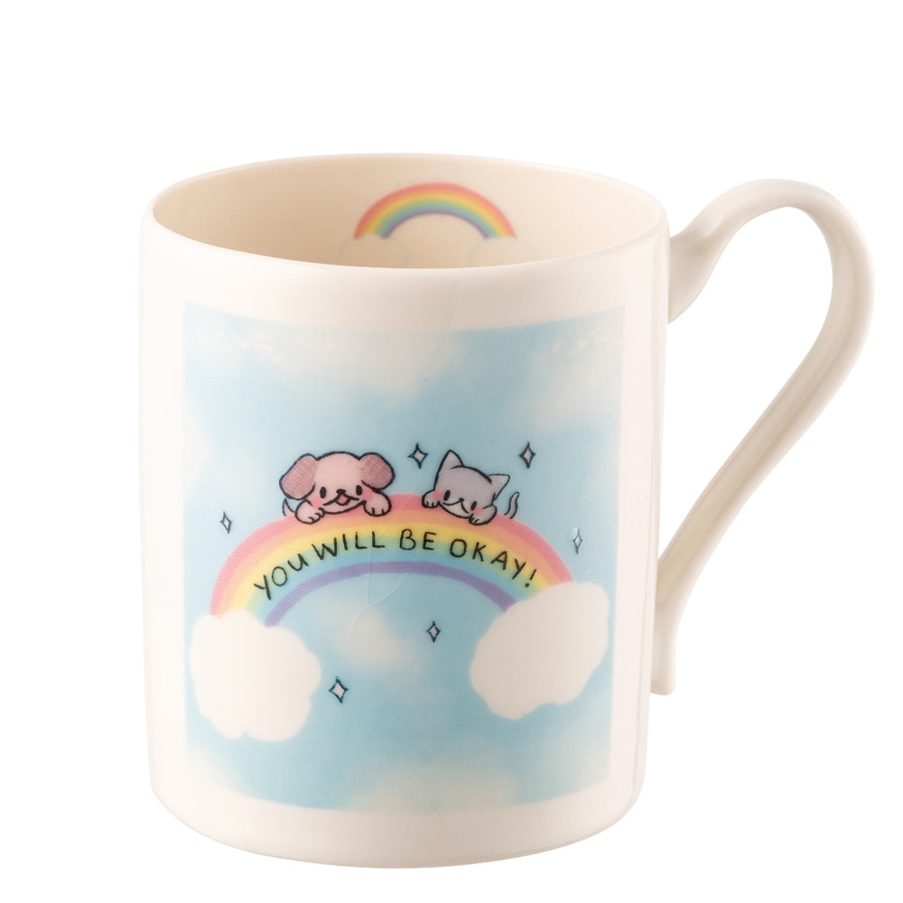 Belleek Classic Rainbow Action Mental Health Mug