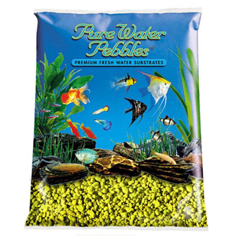 Pure Water Pebbles Aquarium Gravel - Daffodil 70015