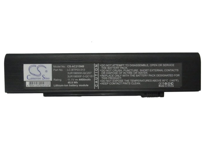 Acer TravelMate C200 TravelMate C203ETCi TravelMat Replacement Battery BatteryClerkcom Laptop and Notebook