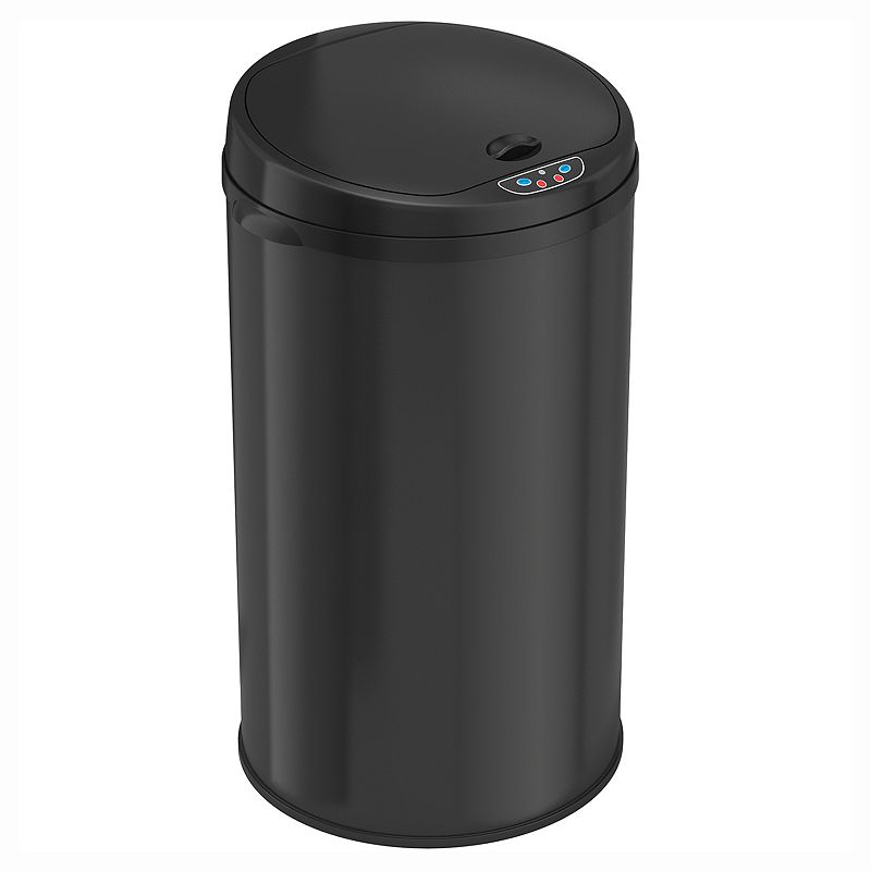 iTouchless 8-Gallon Round Sensor Trash Can