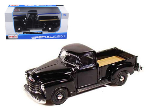 Maisto 1950 Chevrolet 3100 Pickup Truck Black 1/25...