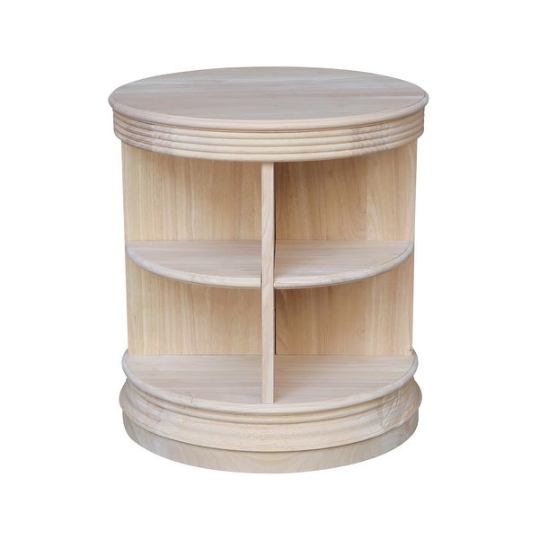 Library Round End Table