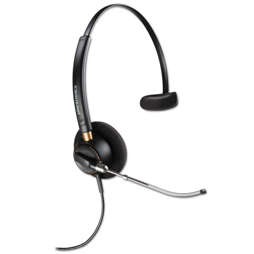 Poly EncorePro 510V Monaural Over The Head Headset， Black (HW510V)