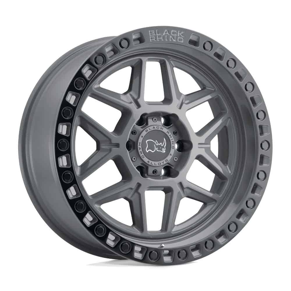 Black Rhino BRKLS 18X9 6X5.5 BTL-GRY-BLKLP -12MM