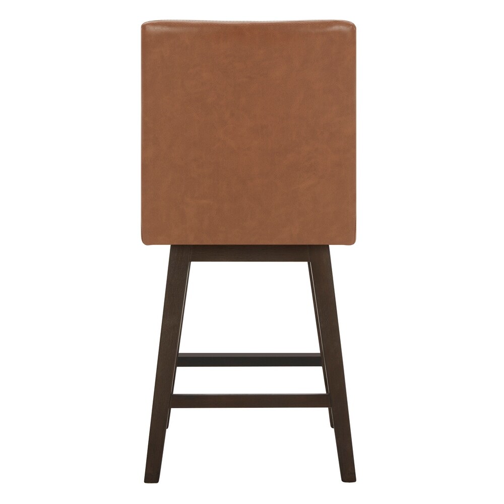 Luca Counter Height Swivel Barstool Set of 2