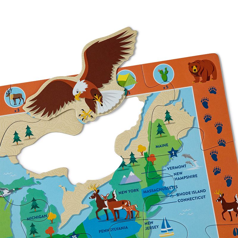 Melissa and Doug National Parks U.S.A. Map Floor Puzzle