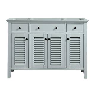 Home Decorators Collection Fallworth 48 in. W x 21-12 in. D Bathroom Vanity Cabinet Only in Light Green 19115-V48-LG