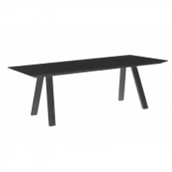 Table de jardin VLAEMYNCK Vanity anthracite， table extérieure 8 pers