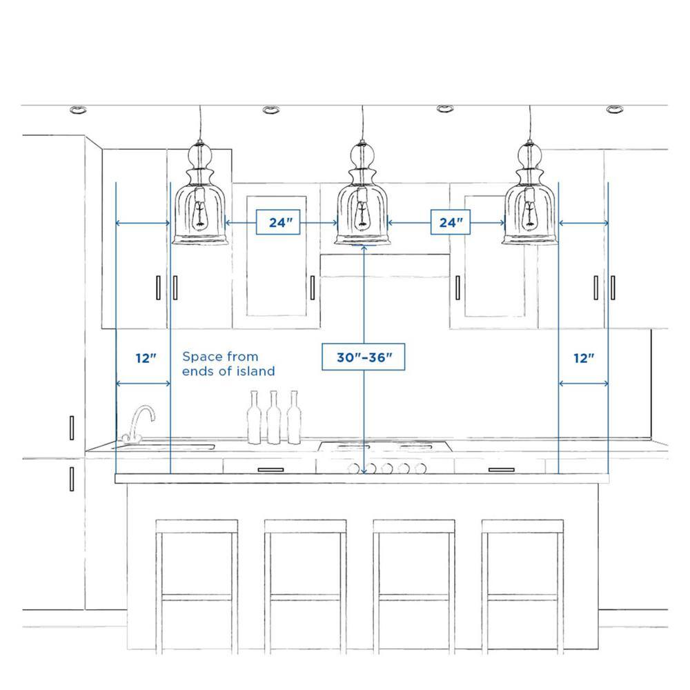 Progress Lighting Inverse 35-Watt Integrated LED Brushed Nickel Modern Pendant with Shade for Dining and Kitchen P500370-009-30