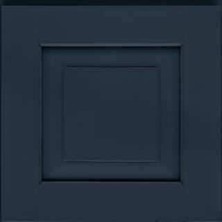 KraftMaid 14-58 in. x 14-58 in. Cabinet Door Sample in Midnight RDCDSWLD4B69D