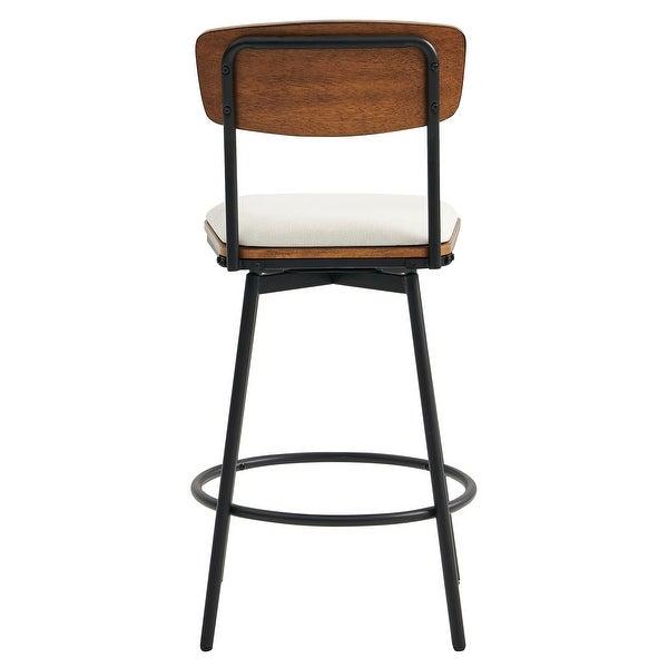 Claire Swivel Counter Height Bar Stool Set of 2