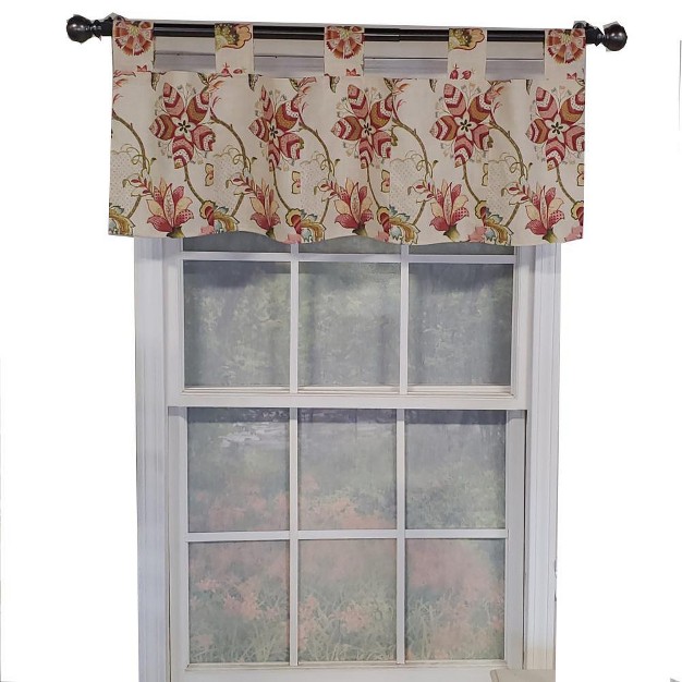 Tab Valance 45 quot X 15 quot Rose By Rlf Home