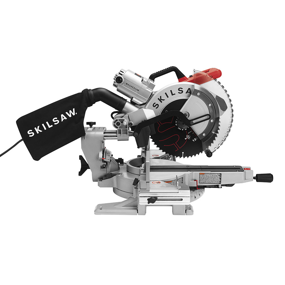 12 In. Worm Drive Dual Bevel Sliding Miter Saw ;