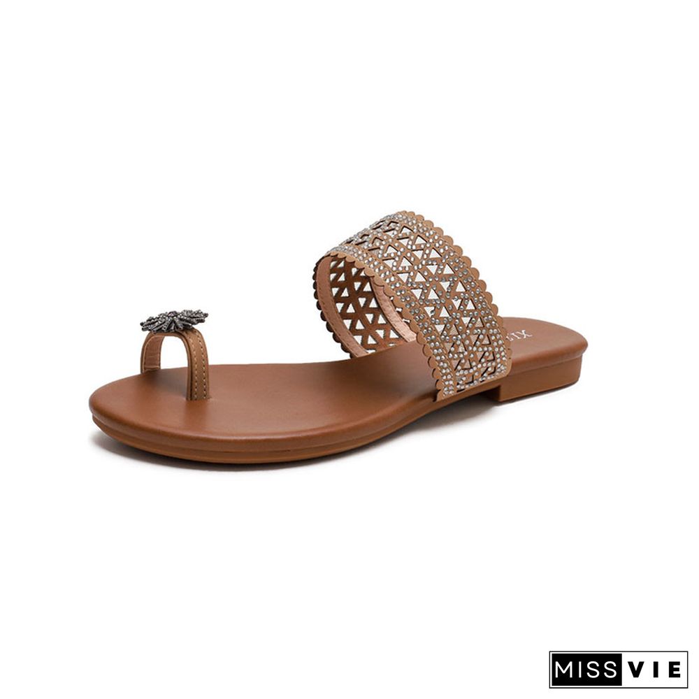 Bohemian all-match seaside Roman sandals