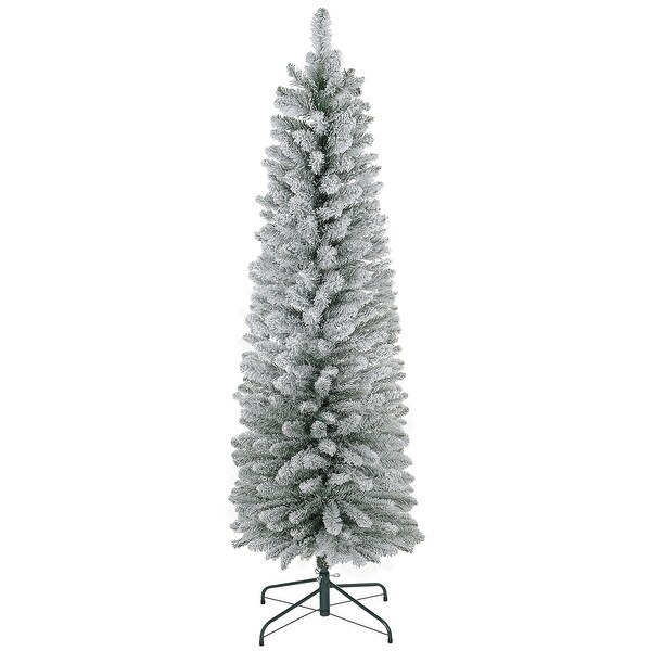 5ft Artificial Pencil Christmas Tree with Metal Base