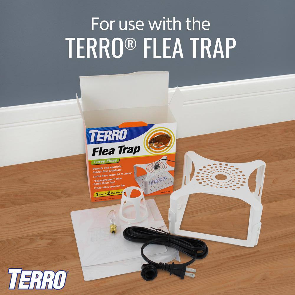 TERRO Flea Trap Refill Glue Boards (3-Count) T231