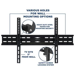 mount-it! Low Profile Wall Mount for 43 in. to 70 in. TVs MI-3030XL