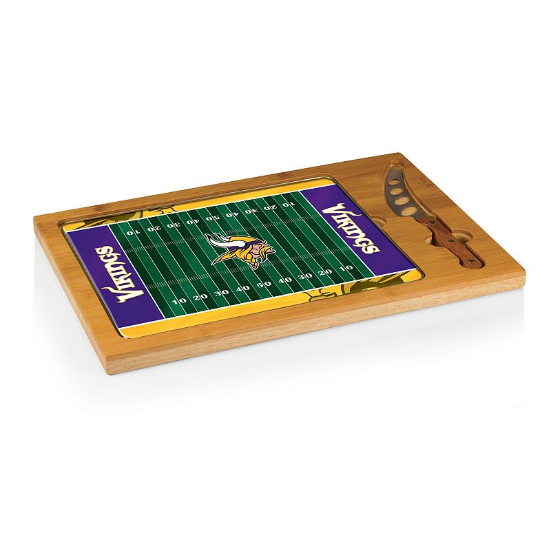 Picnic Time Minnesota Vikings Cutting Board Serving Tray