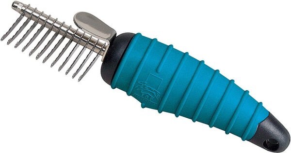 Master Grooming Tools Ergonomic Dog and Cat Dematting Comb