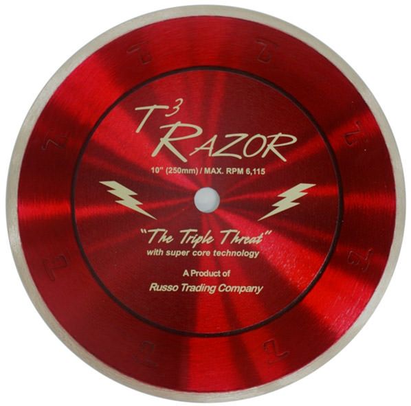 RTC T3 Razor Wet Diamond Blade - 10