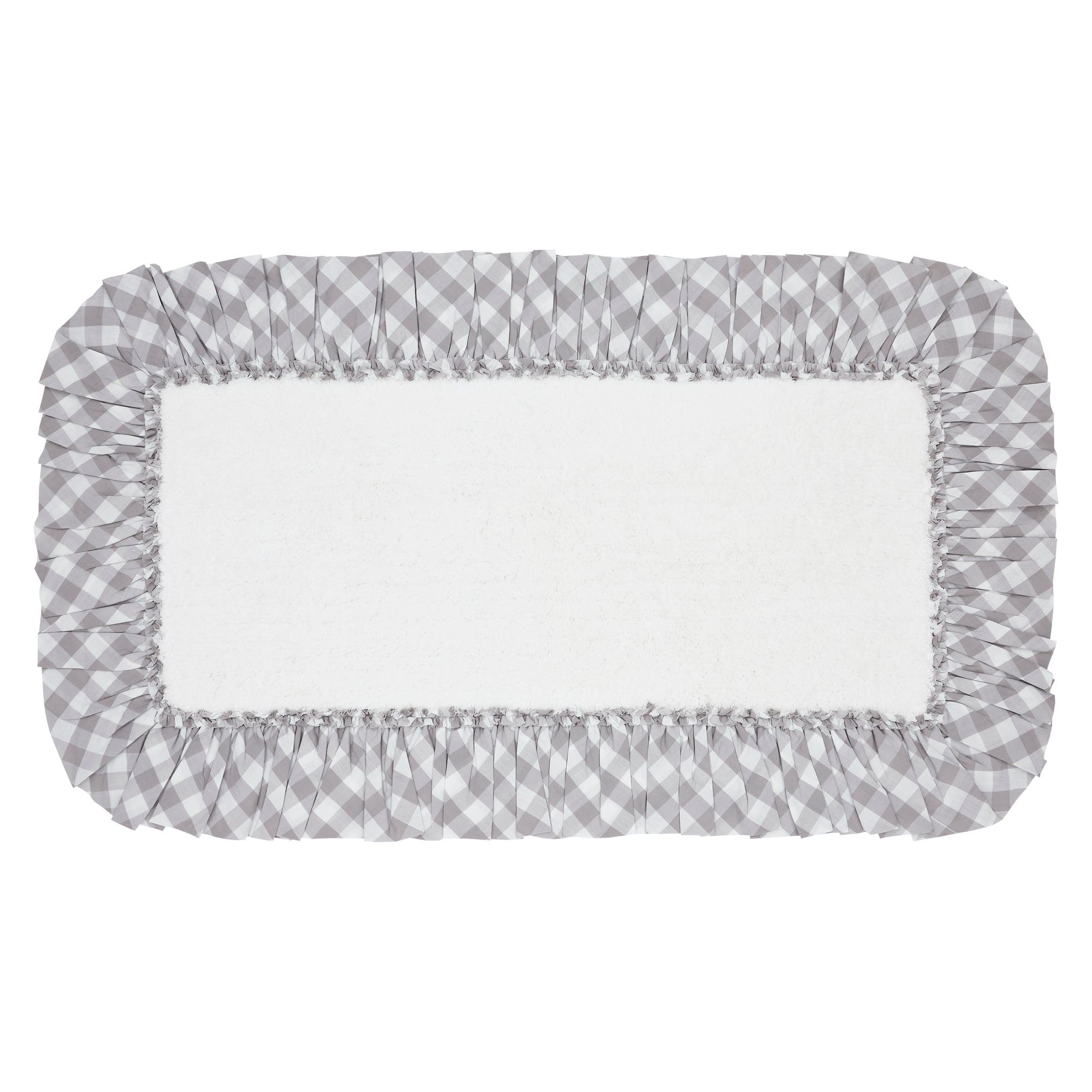 Annie Buffalo Grey Check Bathmat 27x48