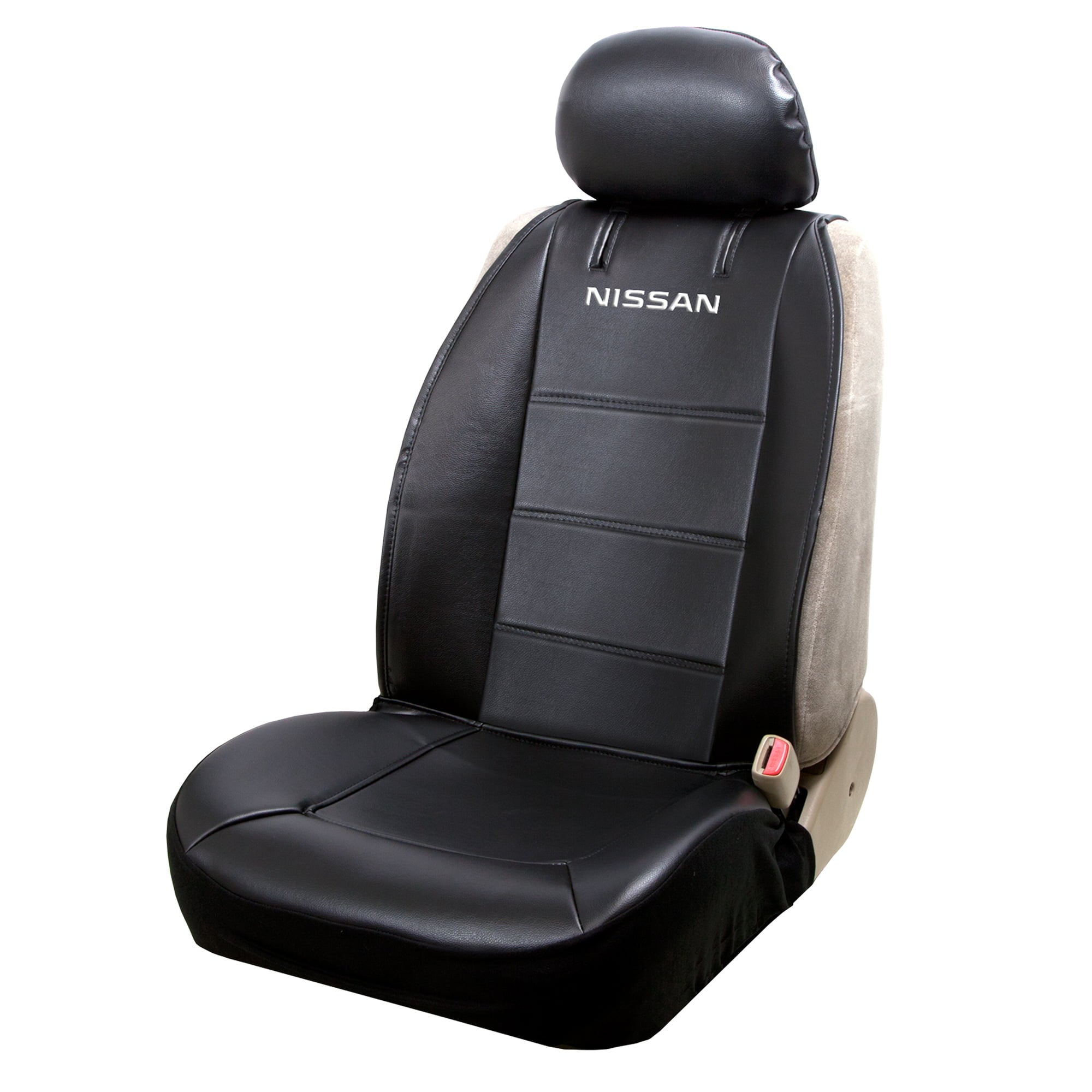 Plasticolor Nissan Black Vinyl Universal Fit Automotive Seat Cover， 1 Pack